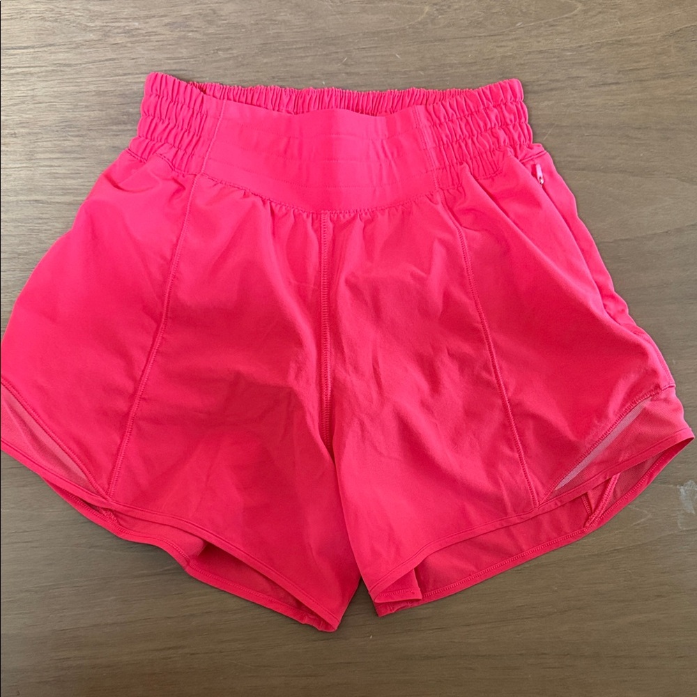 lululemon athletica Bright Pink Athletic Shorts
